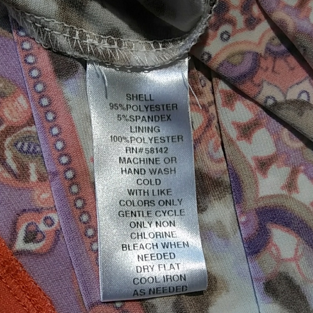 London Times multicolored sleeveless dress - Picture 8 of 8